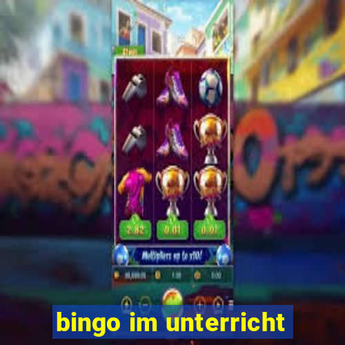 bingo im unterricht