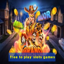 free to play slots games