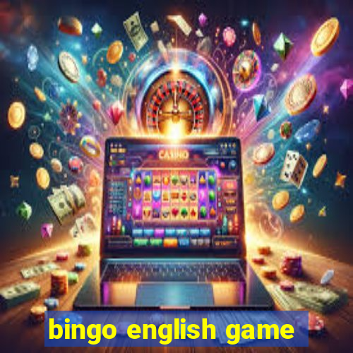 bingo english game