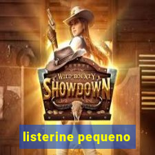 listerine pequeno