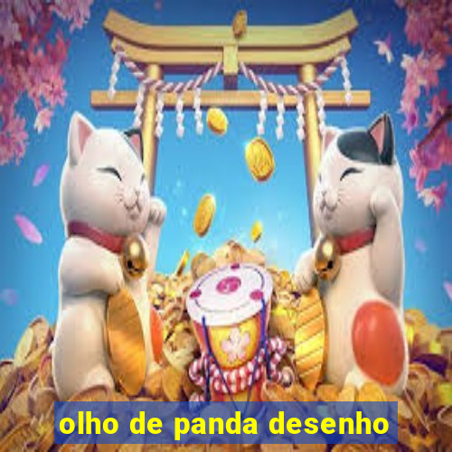 olho de panda desenho