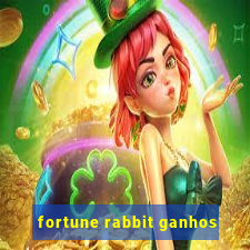 fortune rabbit ganhos