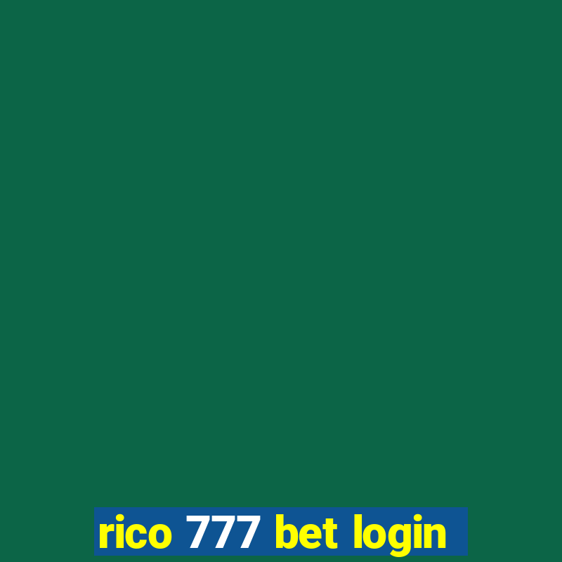 rico 777 bet login