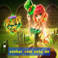 sonhar com nota de 5 reais jogo do bicho