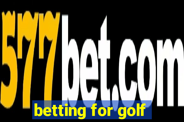 betting for golf