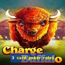 3 card poker rules in casino