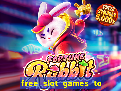 free slot games to win real money