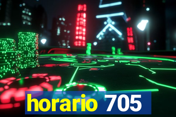 horario 705