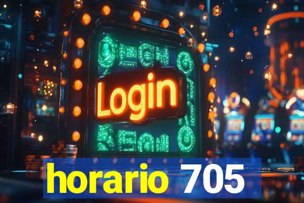 horario 705