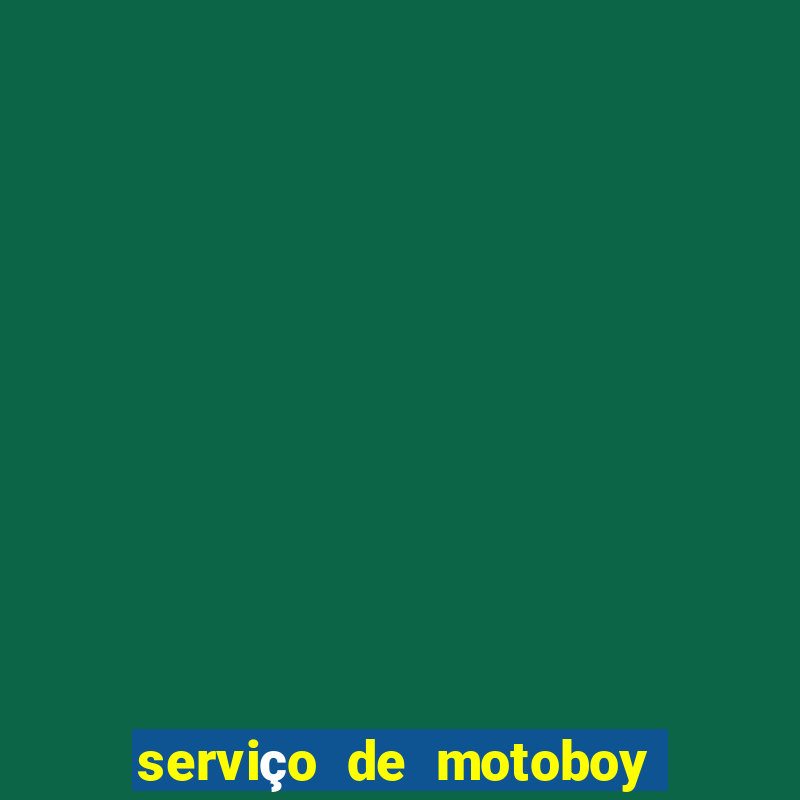 serviço de motoboy 24 horas