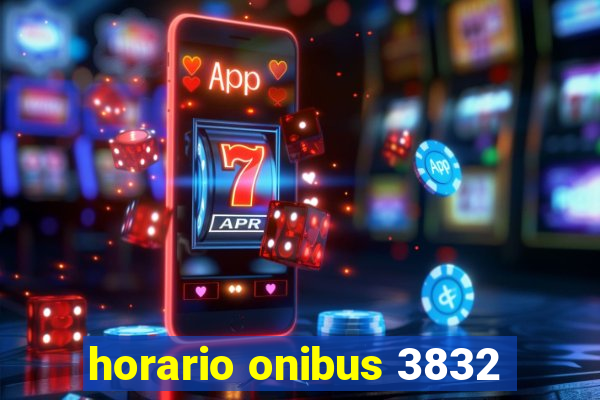 horario onibus 3832