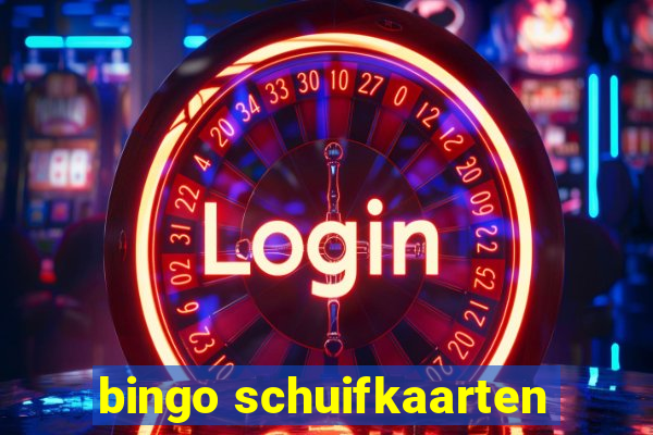 bingo schuifkaarten