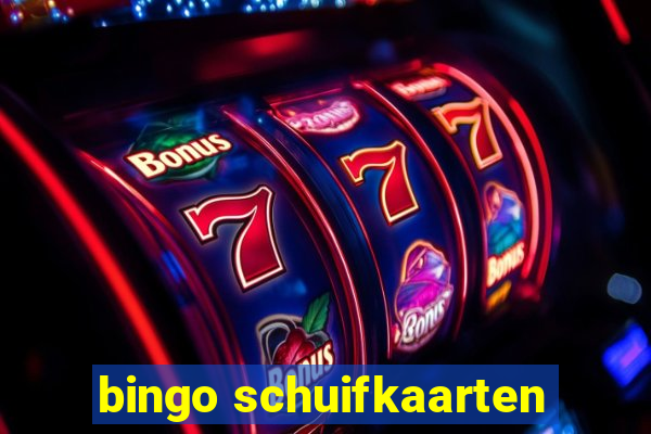 bingo schuifkaarten