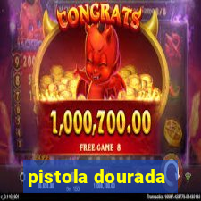 pistola dourada