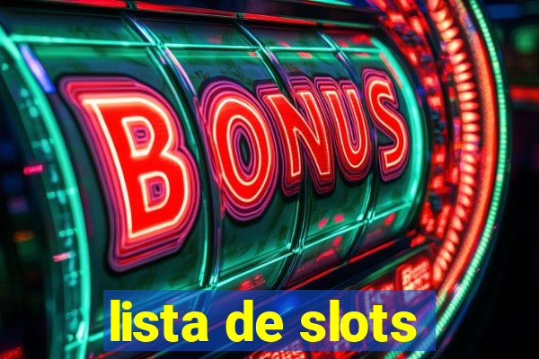 lista de slots