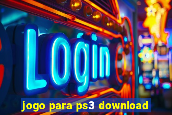 jogo para ps3 download