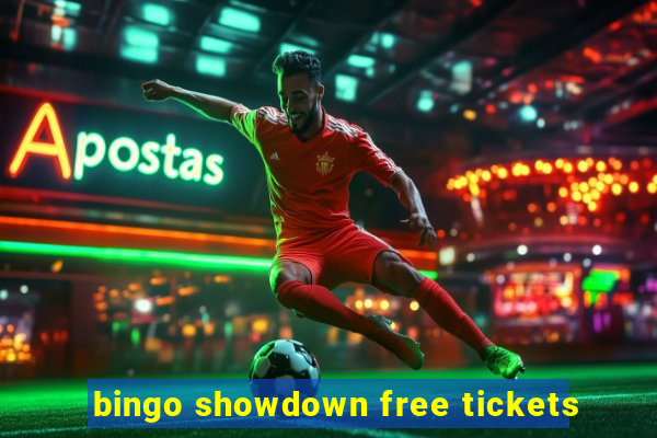 bingo showdown free tickets