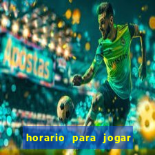 horario para jogar fortune tiger hoje