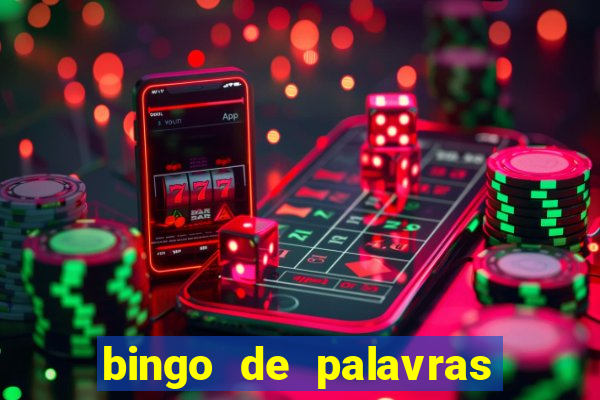 bingo de palavras cha de bebe