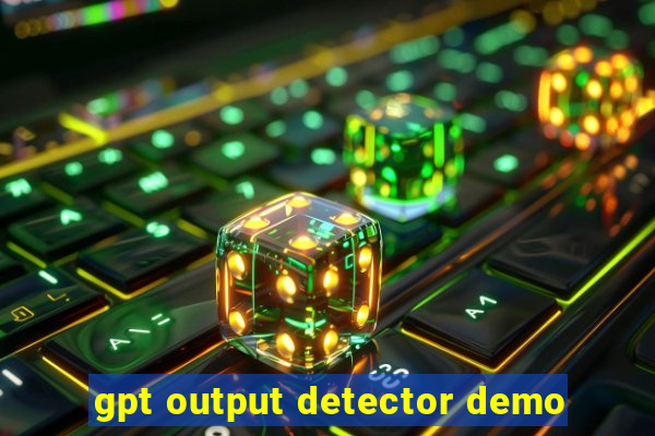 gpt output detector demo