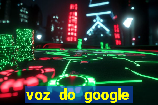 voz do google tradutor homem