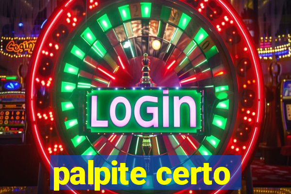 palpite certo