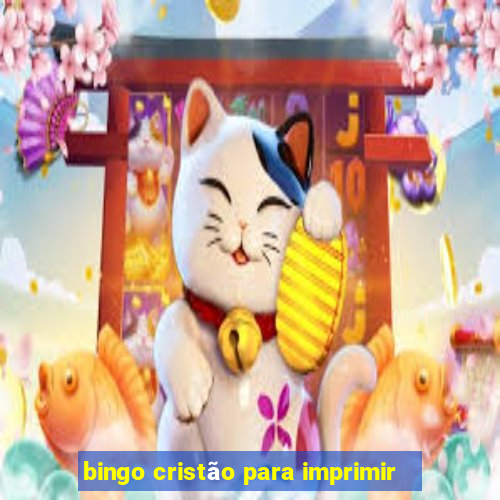 bingo cristão para imprimir