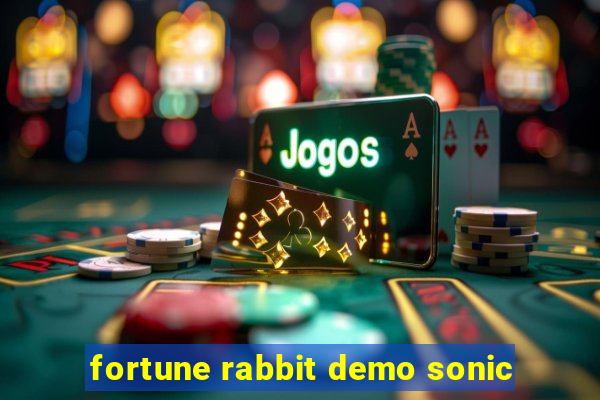 fortune rabbit demo sonic