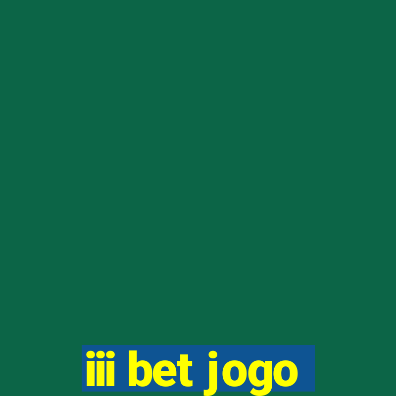 iii bet jogo