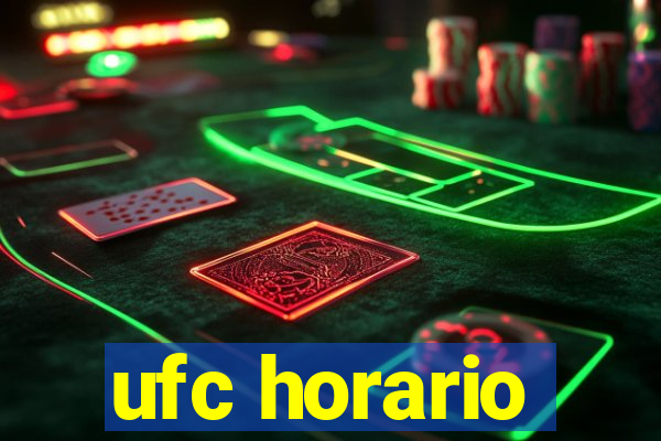 ufc horario