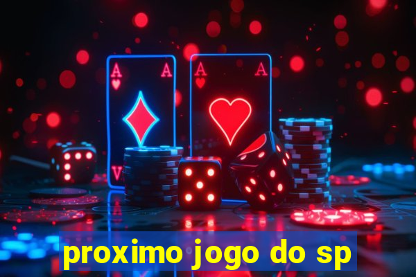 proximo jogo do sp