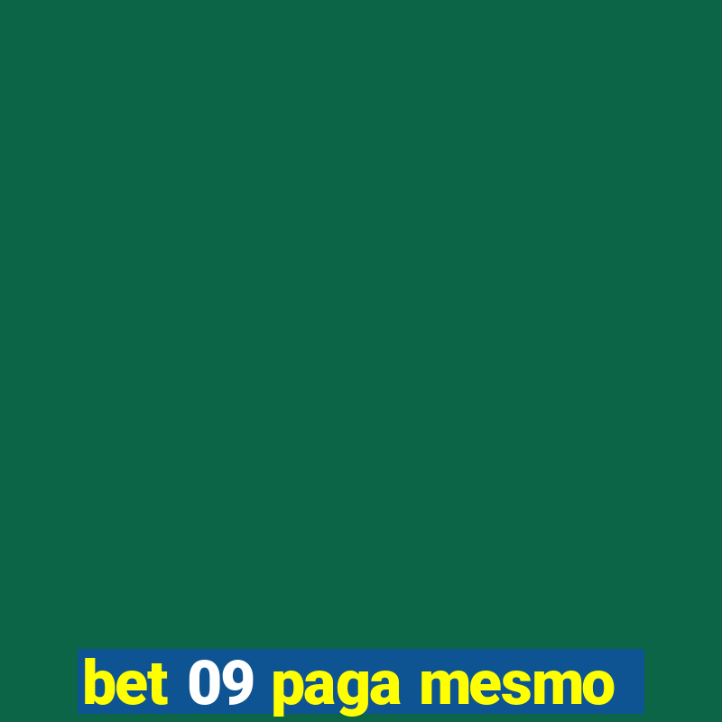 bet 09 paga mesmo