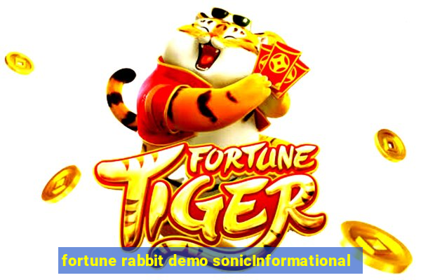 fortune rabbit demo sonicInformational