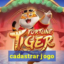 cadastrar jogo