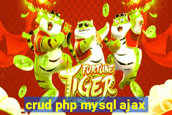 crud php mysql ajax