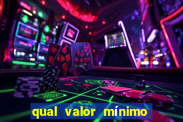 qual valor mínimo para jogar no tigrinho