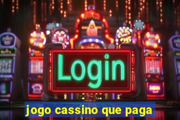 jogo cassino que paga