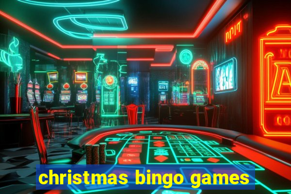 christmas bingo games