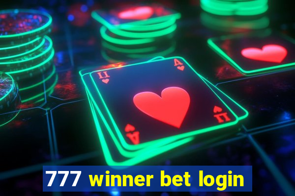 777 winner bet login