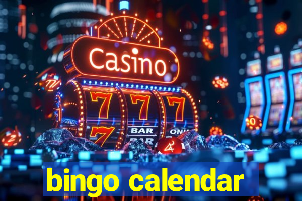 bingo calendar