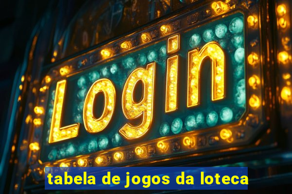 tabela de jogos da loteca