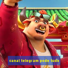 canal telegram pode tudo