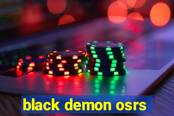 black demon osrs