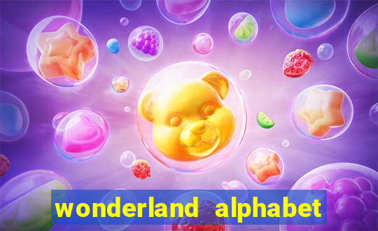 wonderland alphabet comic studio