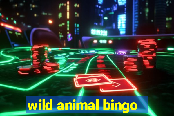 wild animal bingo