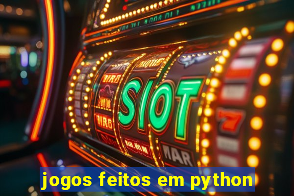 jogos feitos em python