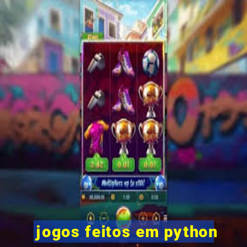 jogos feitos em python