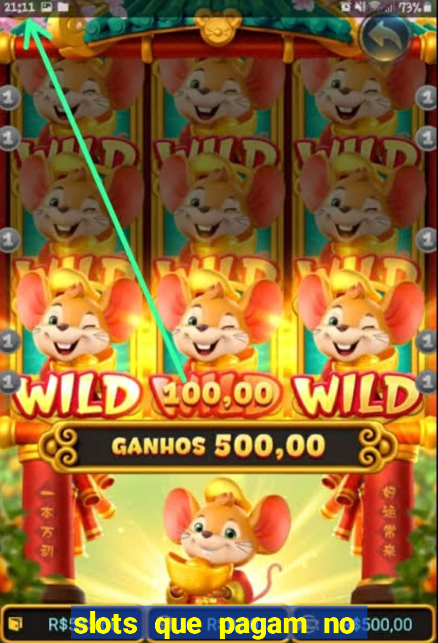 slots que pagam no cadastro saque free