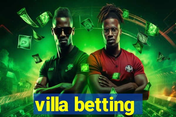 villa betting