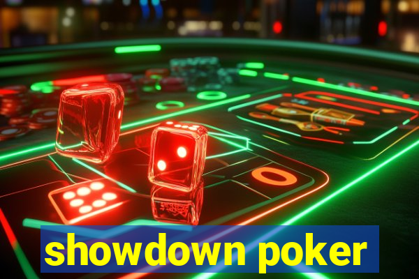 showdown poker